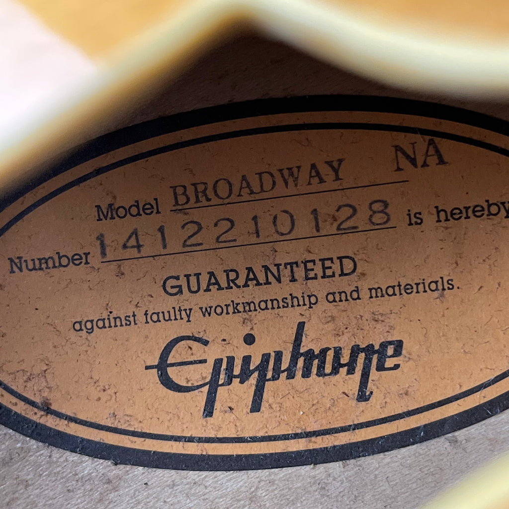 Epiphone BROADWAY NA
